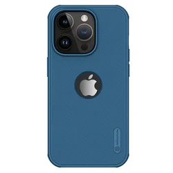 NILLKIN Maska za iPhone 14 Pro 6.1 (sa otvorom za logo) Scrub Pro plava