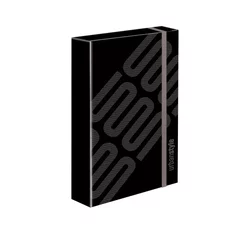 S-Cool Fascikla sa gumom Premium Fallin stars 31x24x4.5cm, SC2770, Crna