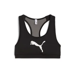 Womens Puma 4KEEPS Bra, Black, Size M, Clothing