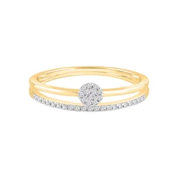 Diamant Exquis Prstan Ring aus 375 Gelbgold mit Diamant zlata