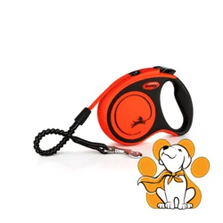 Flexi Xtreme Povodac Sa Trakom i Regulacijom Za Pse Do 35kg, 5m, Narandžasti
