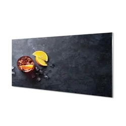 tulup.si Slika na steklu Ledeni limonin čaj 120x60 cm 2 obešalnika