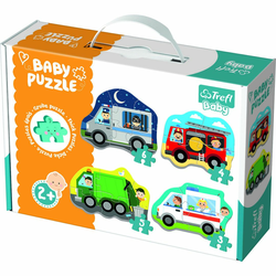 TREFL Puzzle baby jobes - 4 puzzle (3/4/5/6 delova)