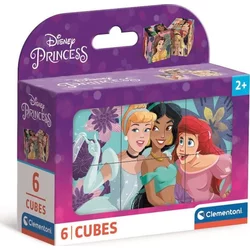 Clementoni Kocke s slikami Disneyjeve princese, 6 kock