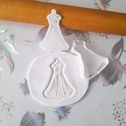 KREATIVNI SLATKIŠI Modla za kolače i ukrase Venčanica, 8 cm, Bela