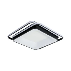 Brilagi - LED prigušiva stropna svetiljka IRIS LED/102W/230V 50x50 cm crna + daljinski upravljač