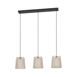 Eglo 900903 - Luster na sajli FATTORIA 3xE27/25W/230V