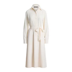Lauren Ralph Lauren Dolga srajca  kremna