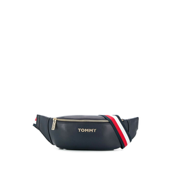 Tommy Hilfiger - leather logo belt bag - women - Blue