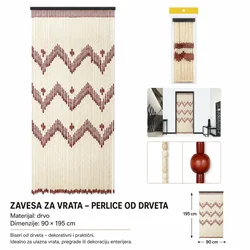 KMT Zavesa za vrata, Bež