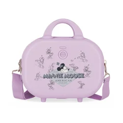 Jada Toys ABS Potovalni kozmetični kovček MINNIE MOUSE Happines Lila, 21x29x15cm, 9L, 3663923