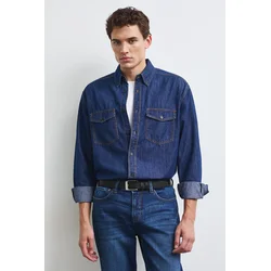Medicine srajca moška denim