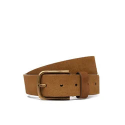 Calvin Klein Pas Round Buckle Suede 35Mm Fixed LV04D7070G Rjava