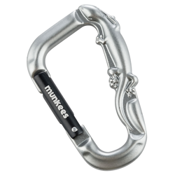 MUNKEES KARABINER 3D LIZARD GRAY