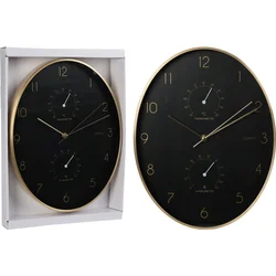 Zidni Sat Black Dial