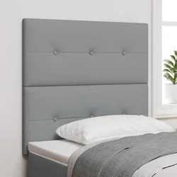 vidaXL LED glavna luč siva 80 cm tkanina