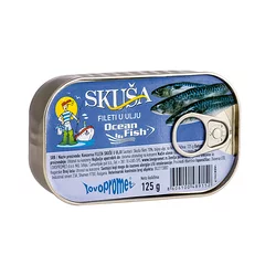 OCEAN FISH Fileti skuše u ulju, 125g