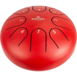 Shamann 6 8 Notes C5 Major Red Tongue Drum (Kot novo)