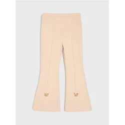 Sinsay - Flare pantalone sa pamukom - BEŽ