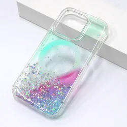 Maska Magsafe Sparkly za iPhone 13 Pro Max Tip7, Ljubičasta