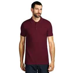 AZZURO II MUŠKA POLO MAJICA BORDO 2XL