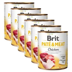 Konzerva Brit Paté & Meat Chicken 6x800 g