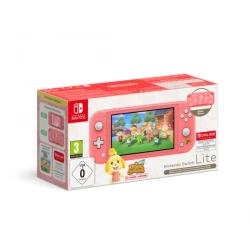 Nintendo Switch Lite - Coral + Animal Crossing + 12M NSO igralne konzole