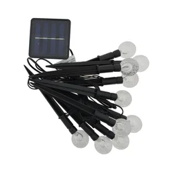 LED RGB solarna svetiljka 10xLED/1,2V 300 mAh IP44 crna