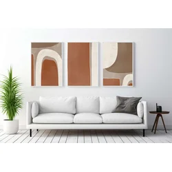 WALLXPERT Dekorativna uramljena MDF slika (3 komada) Mp3 00112 21 x 30