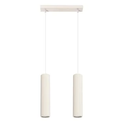 Sollux SL.1593 - Luster na sajli KARBON 2xGU10/10W/230V krem boje