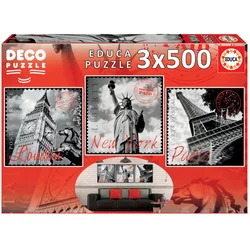 Puzzle 3 x 500 komada