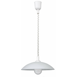 Rabalux okrugla visilica potezna D40 E27 60W, bela
