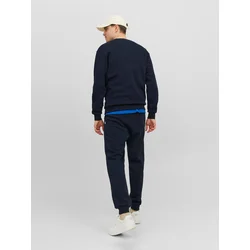 JACK & JONES Majica JJEBradley temno modra