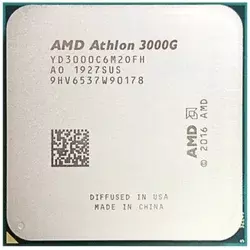 Amd athlon yd3000c6m2ofh 3000g 2c/4t 3.5ghz, 5mb,cpu am4
