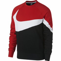 Nike M NSW HBR CRW FT STMT, muški pulover, crna
