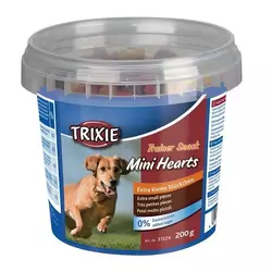 TRIXIE Nagradna poslastica MINI HEARTS, PILETINA, JAGNJETINA, RIBA