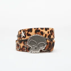 Pas PLEASURES Leopard Studded Belt Leopard S/M