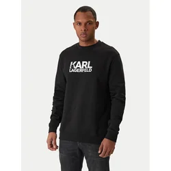 Karl Lagerfeld Majica  črna / bela