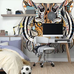 Samolepilna tapeta moderna verzija tigra - 539x363