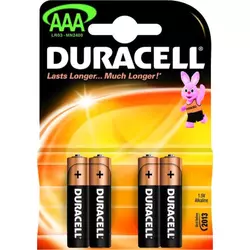 Duracell Basic AAA 4kom DURALOCK