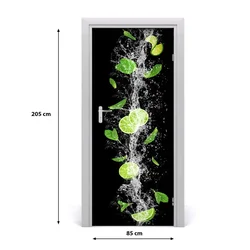 tulup.si Samolepilni tapete na vratih Limete 85x205 cm