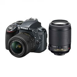 NIKON D-SLR fotoaparat D3300 kit + objektiv 18-55mm VRII + objektiv 55-200VRII