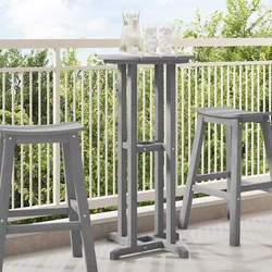Stol za bar Svijetlo siva 55 x 55 x 107 cm Polietilen
