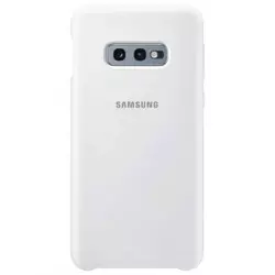 Samsung Samsung Silicone Stražnji poklopac za mobilni telefon Pogodno za: Galaxy S10 E Bijela