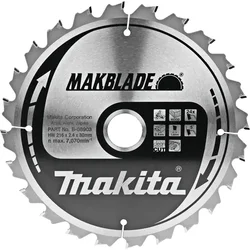 Makita List cirkulara za drvo MAKBlade Plus 250/30/72z