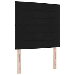 Vidaxl Vzglavje Črna 80 cm blago