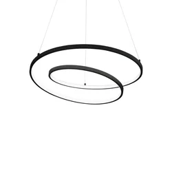 Plafonska Led svetiljka-visilica Oz 47W 4000K crna Ideal Lux