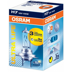 žarnica Osram H7 12V 55W Ultra life , PX26d