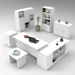 Hanah Home Kancelarijski set Beli