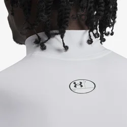 Under Armour Hg Armour Comp Mock Sl White M